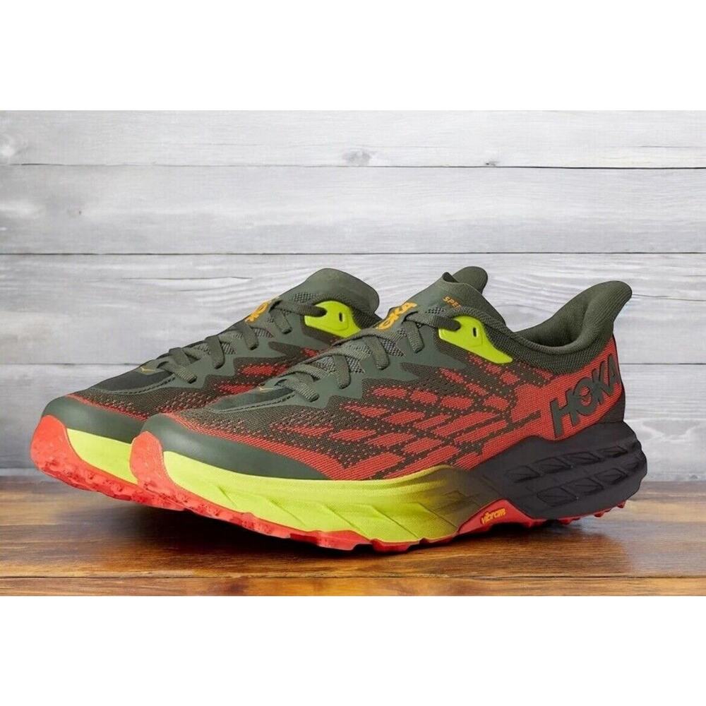HOKA Speedgoat Gray Run Trail Hike Shoes Mens Size 10 Brand NEW Fast Ship